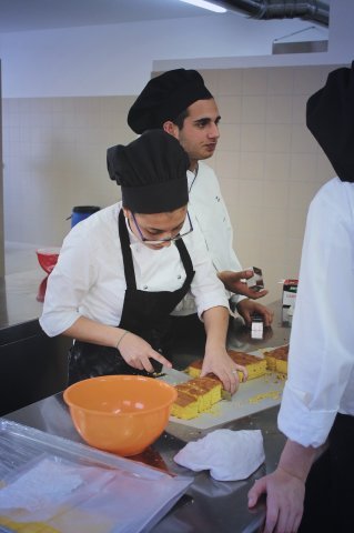 Studenti in cucina