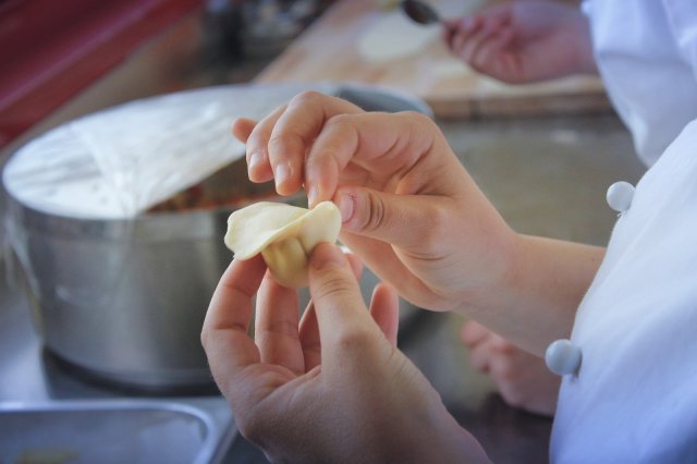 Studenti in cucina