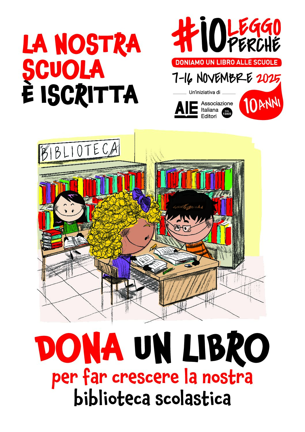 La Nostra Scuola aderisce a #ioleggoperché!