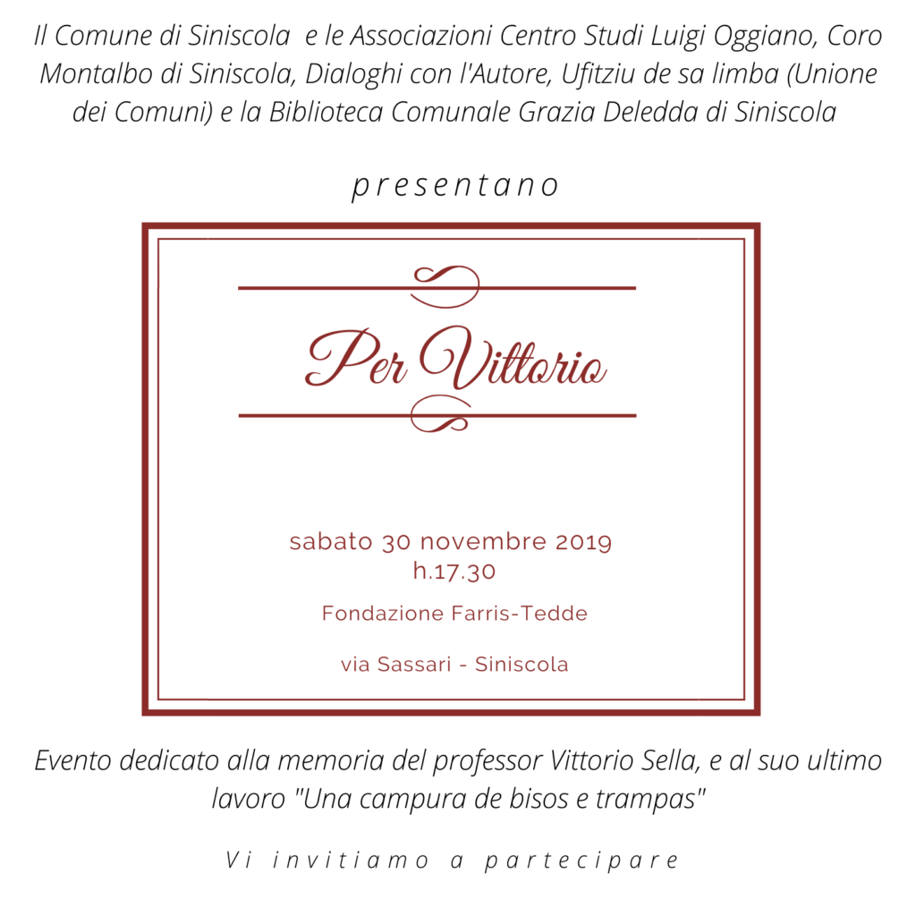 Invito a partecipare all'evento in memoria di Vittorio Sella